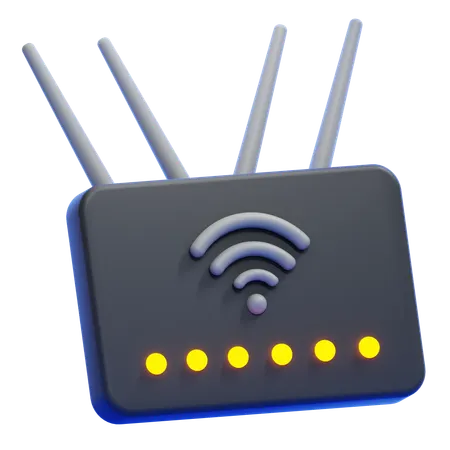 Router Device  3D Icon