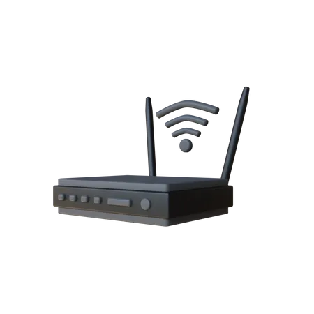 Router Wi Fi 3 D Icon Illustration 3D Icon