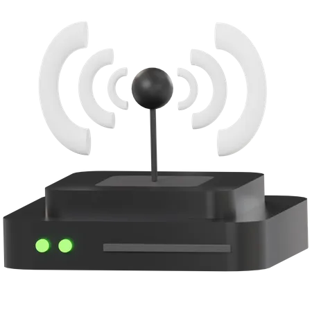 Router Wifi  3D Icon