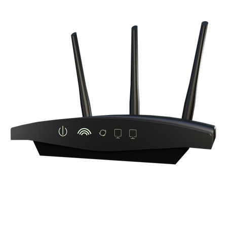 Router WLAN  3D Icon