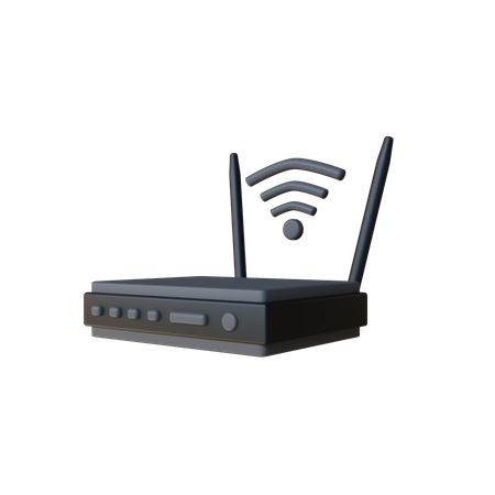 Router WLAN  3D Icon