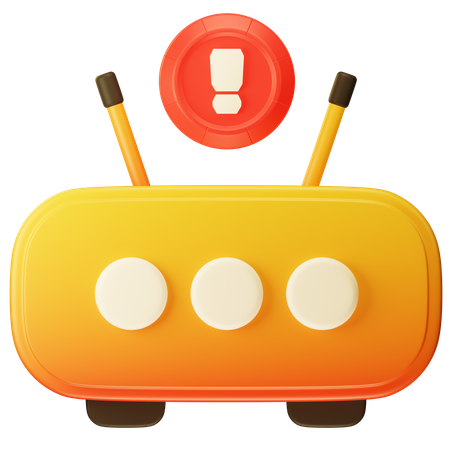 Alerte de routeur  3D Icon