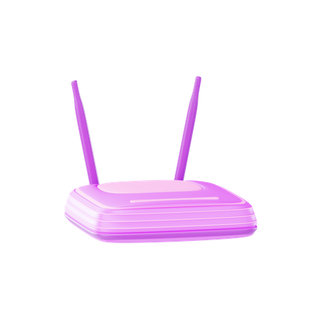 Routeur sans fil  3D Icon