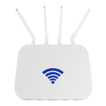 Routeur Wi-Fi  3D Icon