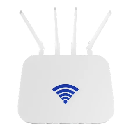 Routeur Wi-Fi  3D Icon