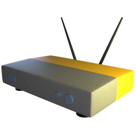 Routeur Wi-Fi  3D Icon