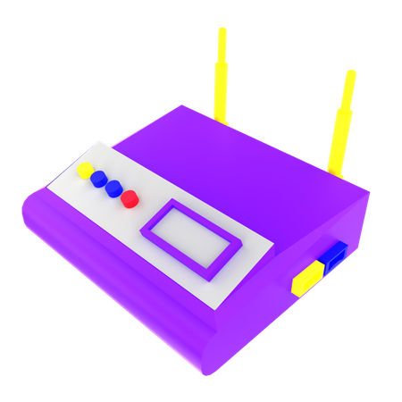 Routeur Wi-Fi  3D Icon