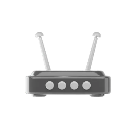 Routeur Wi-Fi  3D Icon