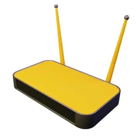 Routeur Wi-Fi  3D Icon