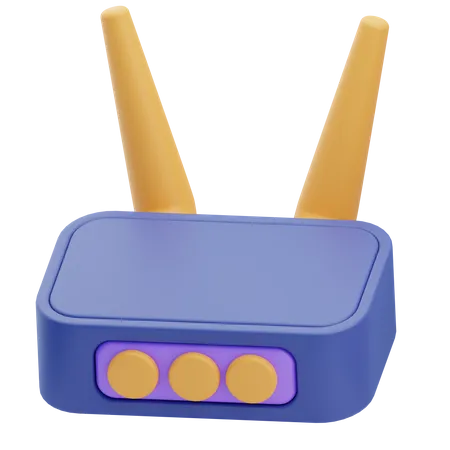 Routeur Wi-Fi  3D Icon