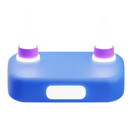 Routeur Wi-Fi  3D Icon