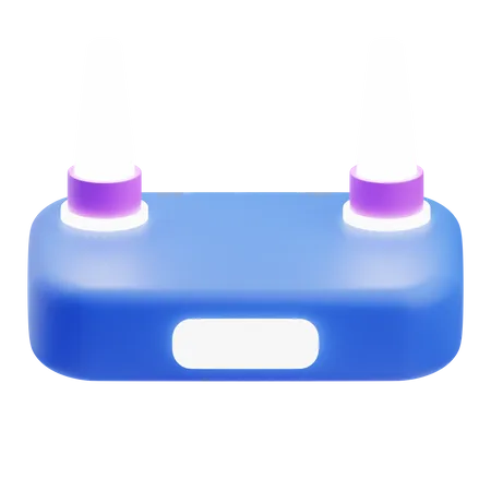 Routeur Wi-Fi  3D Icon