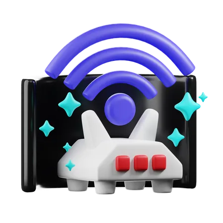 Routeur Wi-Fi  3D Icon