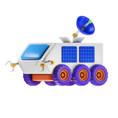 Véhicule lunaire  3D Icon