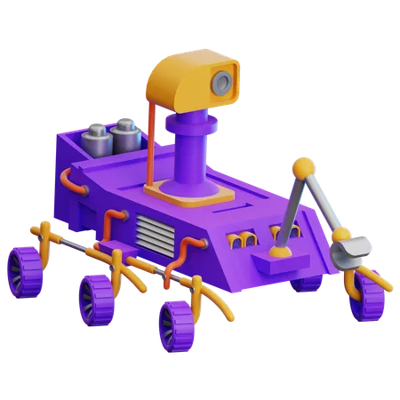 Rover de Marte  3D Icon