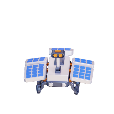 Rover de Marte  3D Illustration