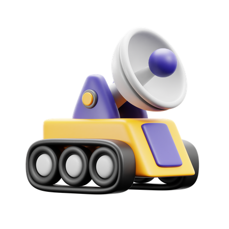 Rover spatial  3D Icon