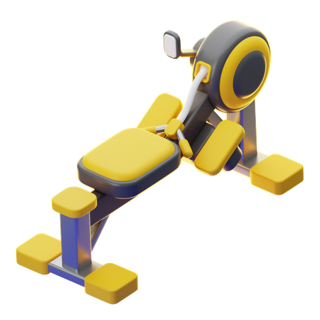 ローイングマシン  3D Icon