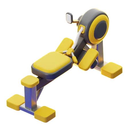 ローイングマシン  3D Icon