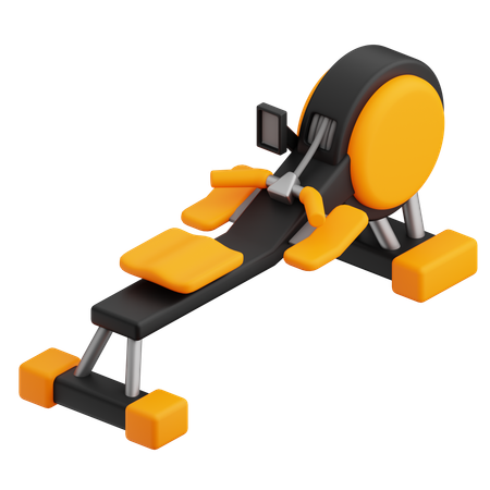 Rowing Machine  3D Icon