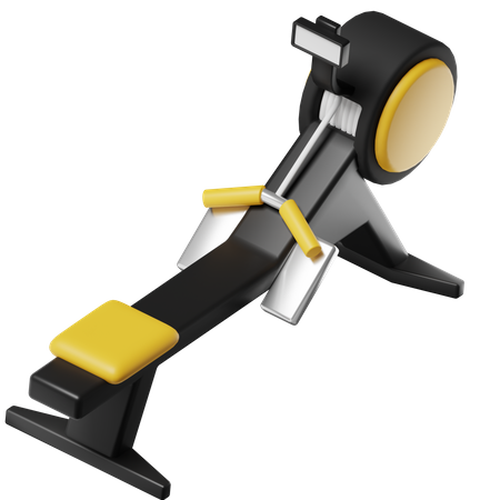 Rowing Machine  3D Icon