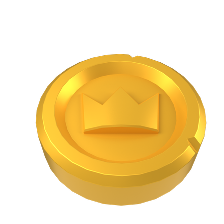 Royal Coin  3D Icon