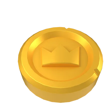 Royal Coin  3D Icon