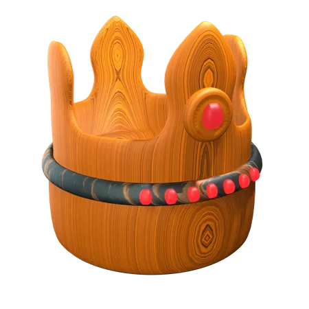 3 D Illustrator Crown 3D Icon