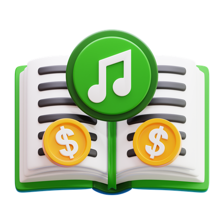 王室の音楽  3D Icon