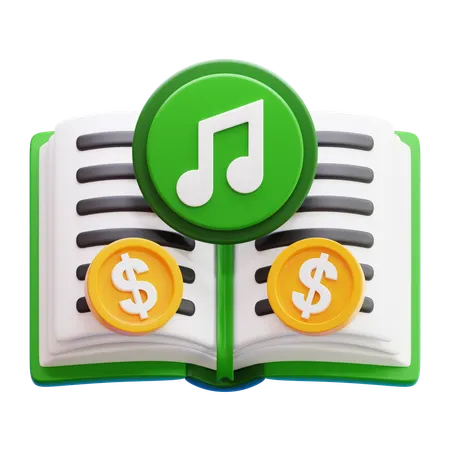王室の音楽  3D Icon