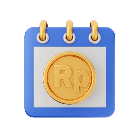 Rp Calendar  3D Icon