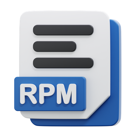RPM FILE  3D Icon