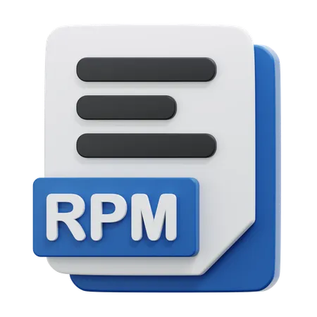 RPM FILE  3D Icon