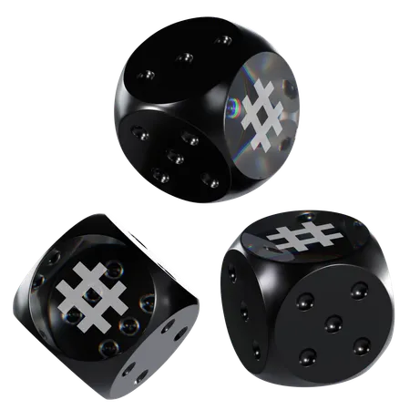 Rsr Glass Dice Crypto  3D Icon