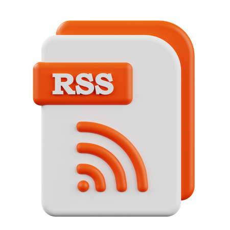 RSS  3D Icon