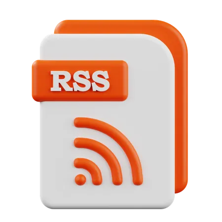 RSS  3D Icon