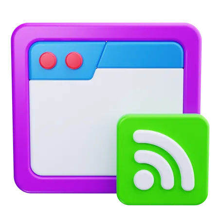 Rss  3D Icon