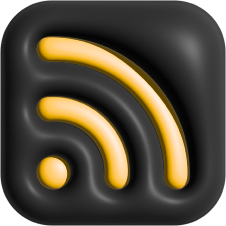 RSS  3D Icon