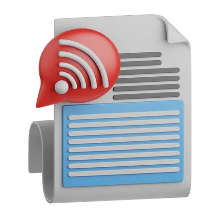 Rss feed  3D Icon