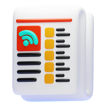 RSS FEED  3D Icon