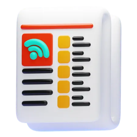 RSS FEED  3D Icon
