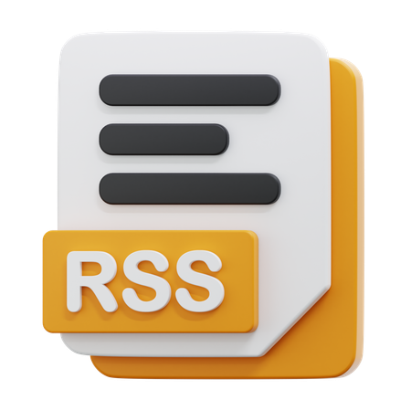 RSS FILE  3D Icon