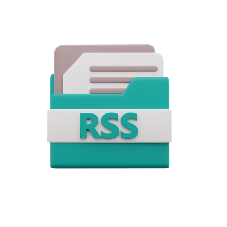 Rss File 3D Icon