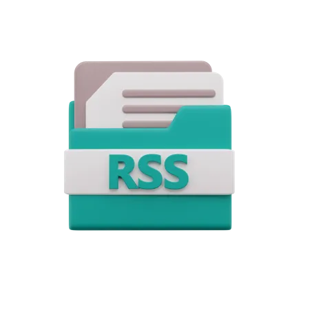 Rss File 3D Icon