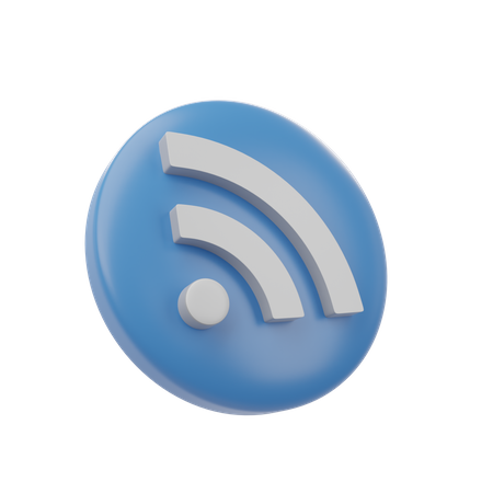 Rss Signal  3D Icon