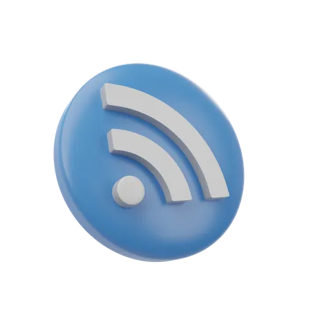 Rss Signal  3D Icon