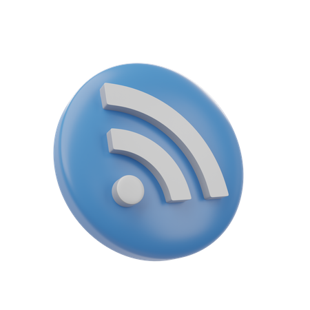 Rss Signal  3D Icon