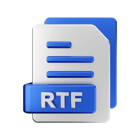 RTF-Datei  3D Illustration