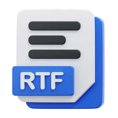 RTF FILE  3D Icon