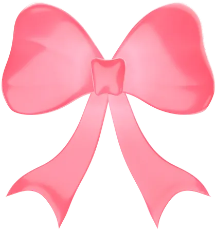 Ruban rouge  3D Icon